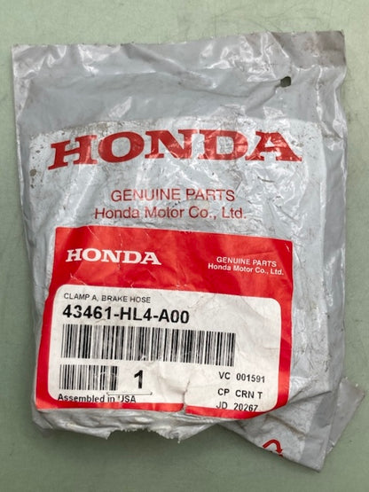 Honda 43461-HL4-A00 BRAKE HOSE CLAMP New Genuine