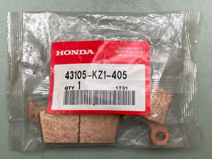 Honda 43105-KZ1-405 PAD SET, RR. BRAKE New Genuine