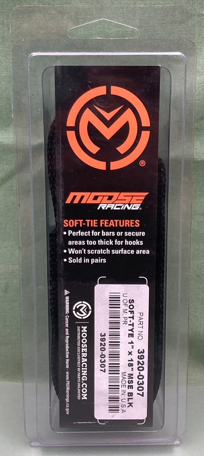 New Genuine Moose Racing 3920-0307 Soft-Ties 1" Wide x 18" Long