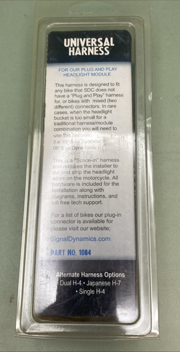 NEW GENUINE SDC PLUG & PLAY 1084 UNIVERSAL HARNESS