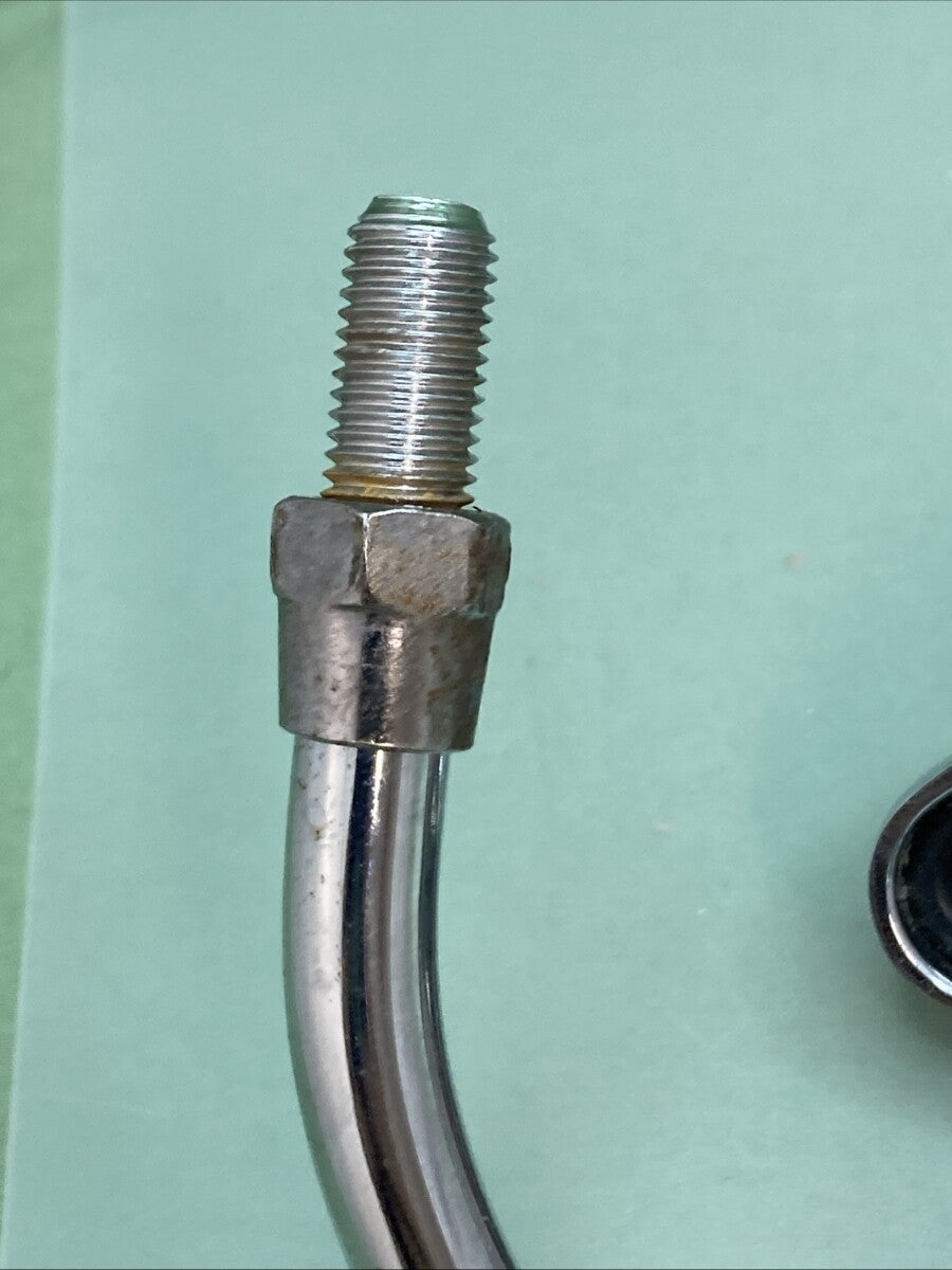 ARLEN NESS 13-036 13-035 Chrome Left & Right Teardrop Mirror, Steel Stem