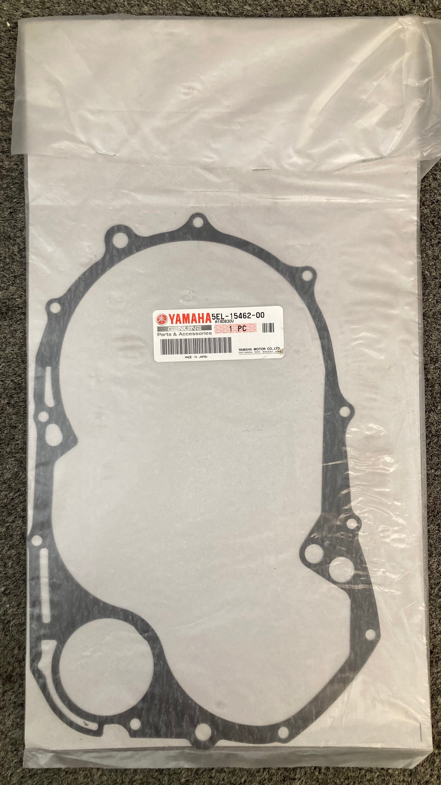 New Genuine Yamaha 5EL-15462-00 Gasket, Crankcase, Cover, 3
