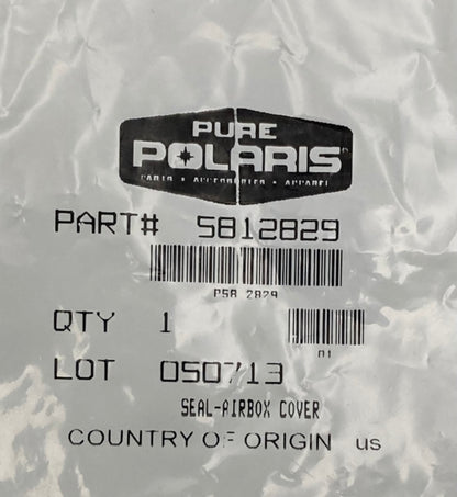 Polaris 5812829 Seal, Airbox, Cover New Genuine