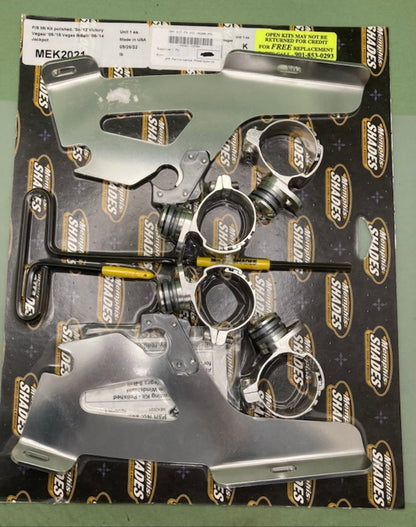 Memphis Shades MEK2021 F/S Windshield Trigger-Lock  Mount Kit New Genuine