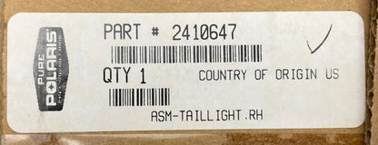 Polaris 2410647 Assembly, Taillight, RH New Genuine