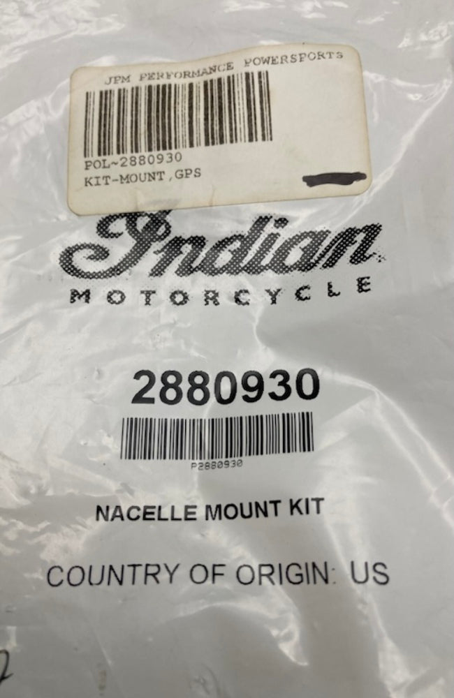 Indian Motorcycle 2880930 Nacelle Mount Kit, GPS New Genuine