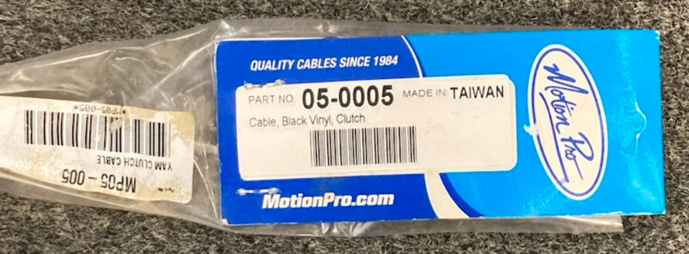 Motion Pro 05-0005 Black Vinyl Clutch Cable, Yamaha New Genuine