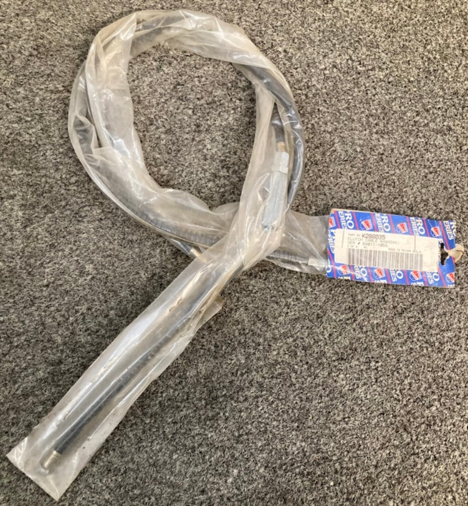 LeMans K288035 Black Vinyl Clutch Cable Kawasaki 54011-1059, New Genuine