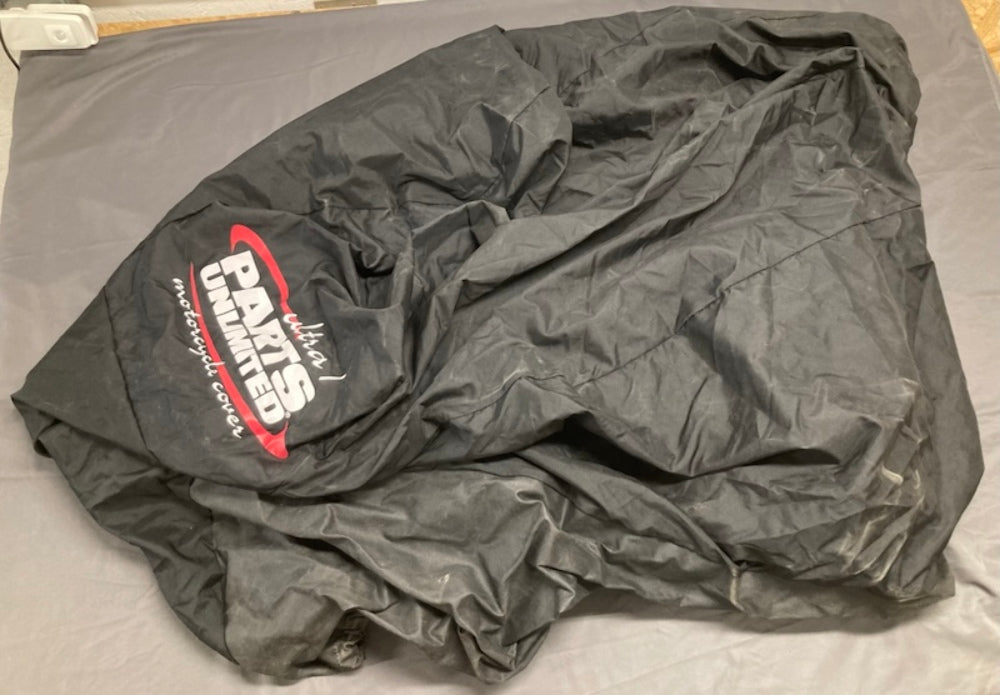 LeMans 03030103 Motorcycle Cover for Parts Unlimited Black