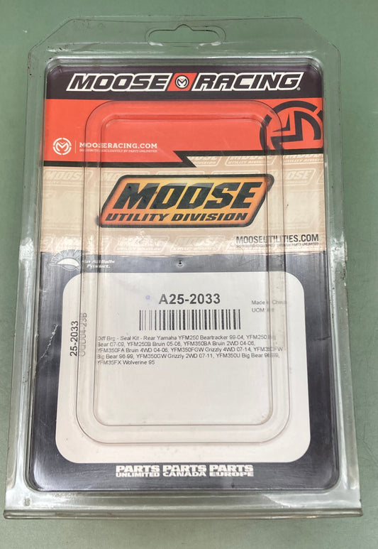 New Genuine Moose A25-2033 Rear Diff Bearing & Seal Kit Yamaha