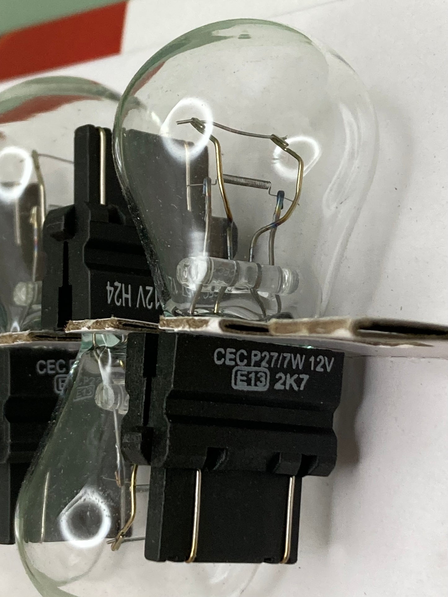 10 Pk New Genuine Mighty 3157 12V H24 Clear Tail Signal Brake Light Bulb