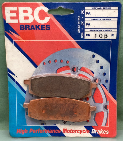 New Genuine EBC FA105R High Performance Brakes, Sintered Series