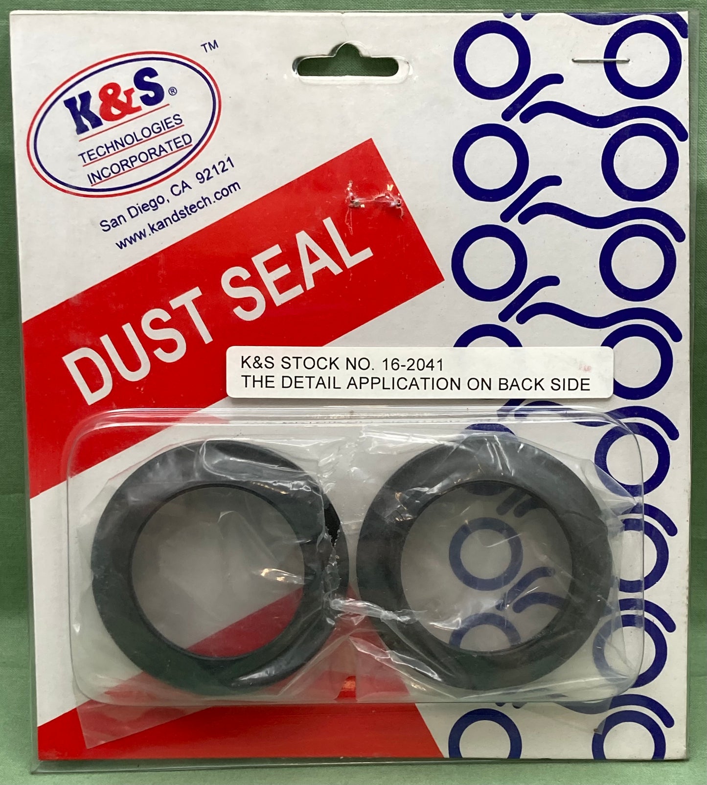 New Genuine K&S 16-2041 Dust Seal, 0407-0599