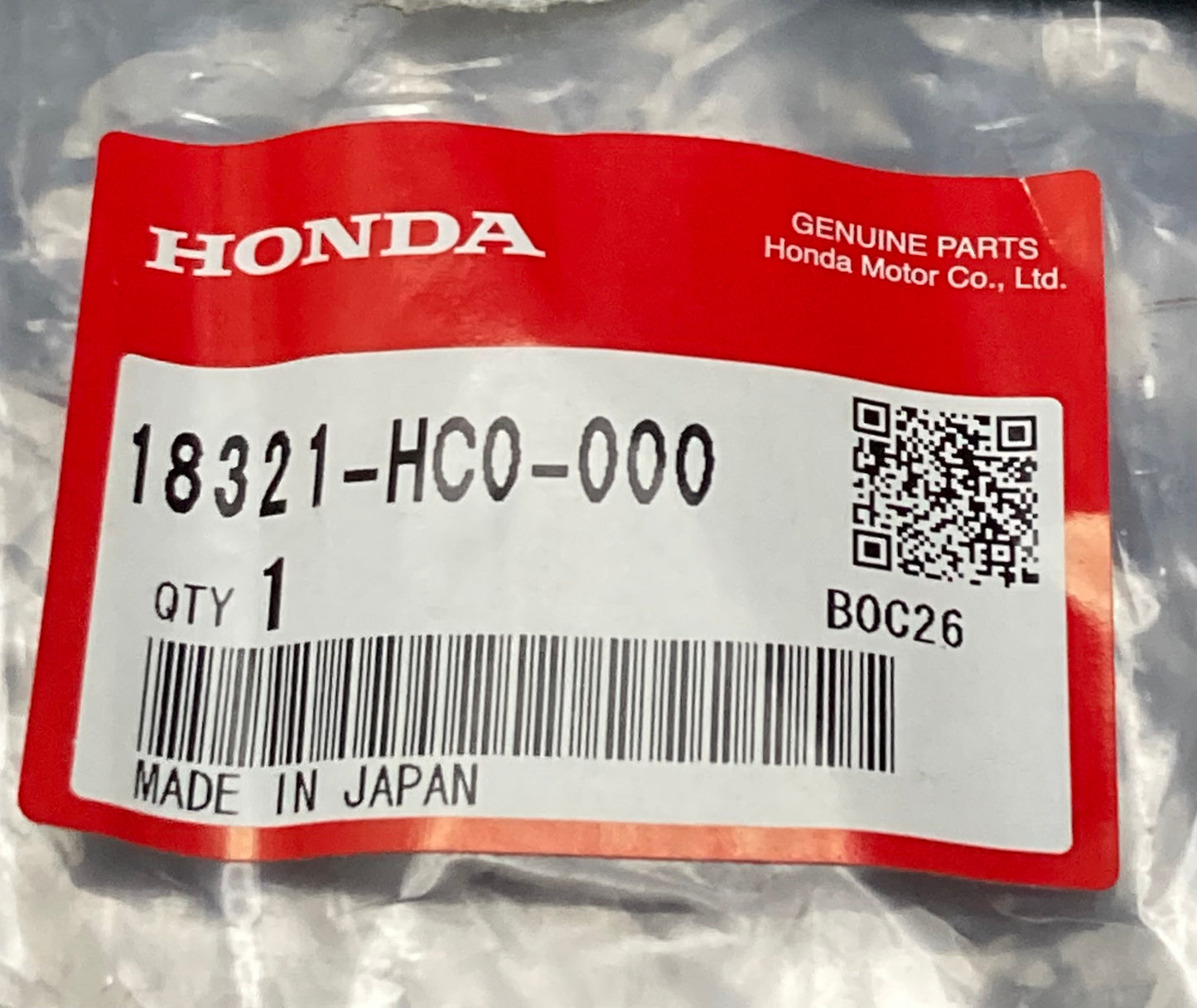 New Genuine Honda 18321-HC0-000 Exhaust Pipe Cover