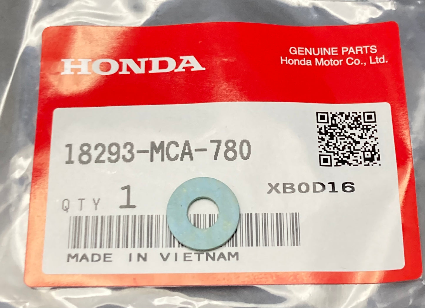 New Genuine Honda 18293-MCA-780 Gasket Protector