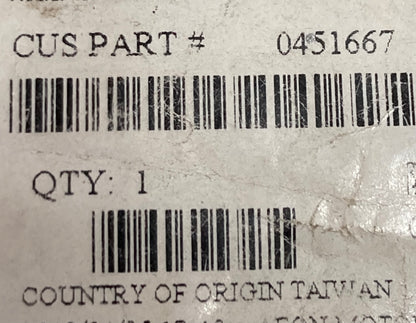 New Genuine Polaris 0451667 Gasket Fan Inlet