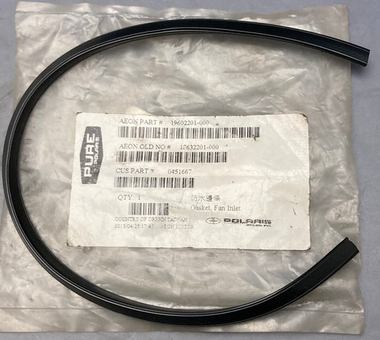 New Genuine Polaris 0451667 Gasket Fan Inlet