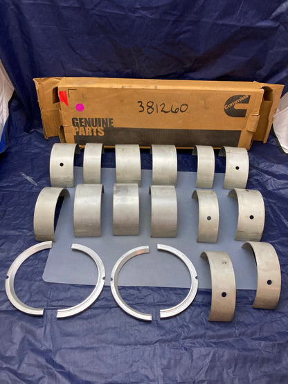 New Genuine Cummins 3801260 Main Bearing Set
