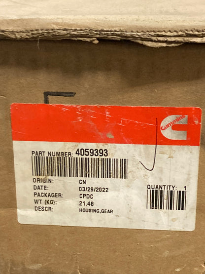 New Genuine Cummins 4059393 Steering Gear Housing