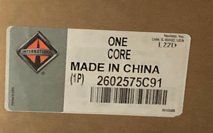 New Genuine International 2602575C91 HVAC Heater Core Assembly With Gasket