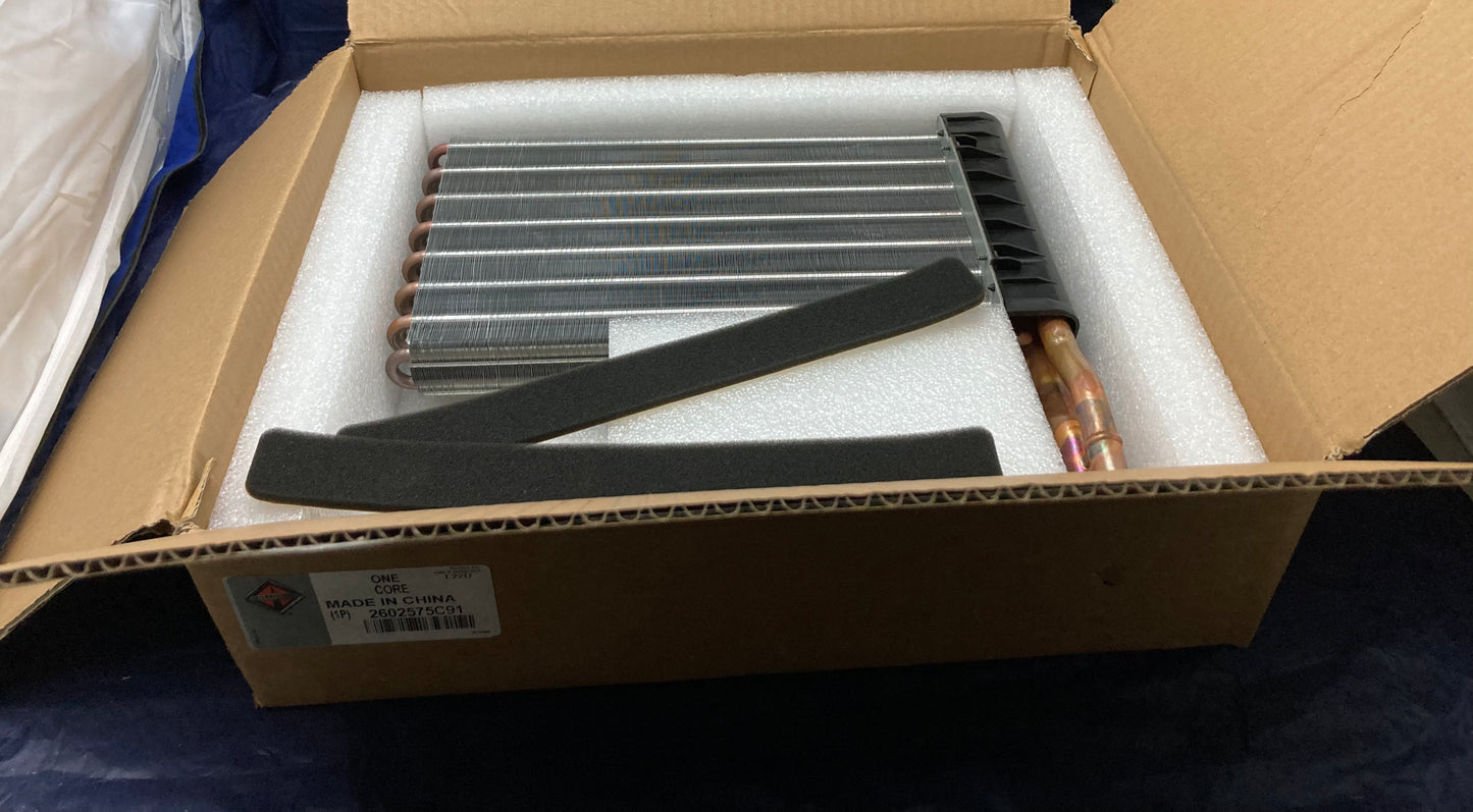 New Genuine International 2602575C91 HVAC Heater Core Assembly With Gasket