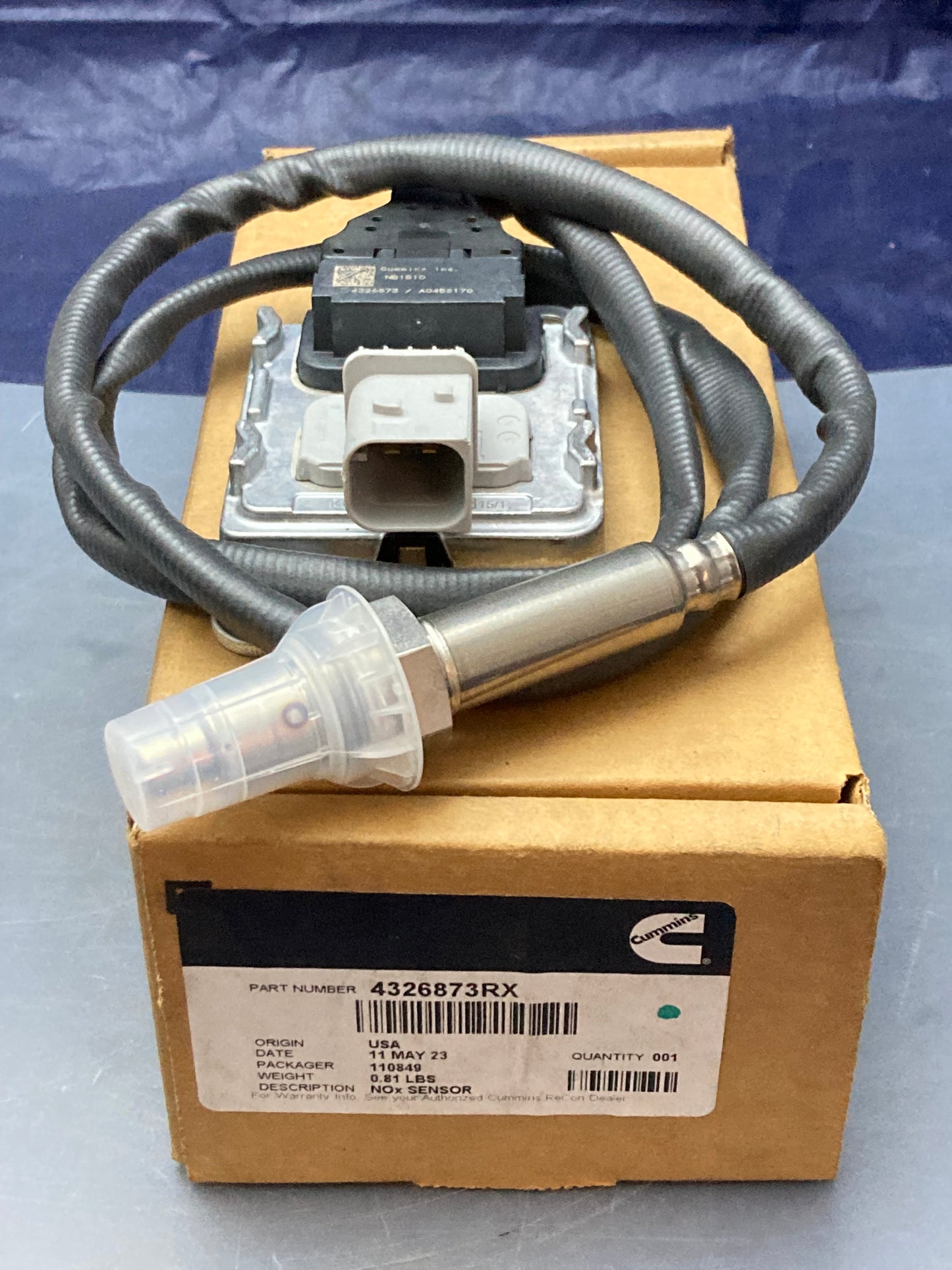 New Genuine Cummins 4326873RX NOx Sensor
