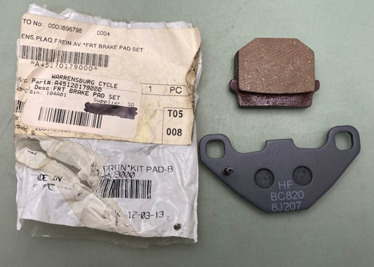 Replaces Can-Am A45120179000 Front Brake Pad Set New