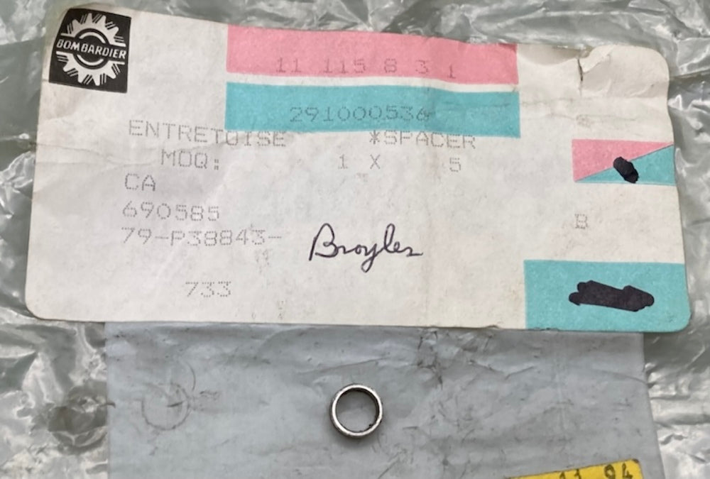 Sea-Doo by BRP 291000536 Spacer New Genuine