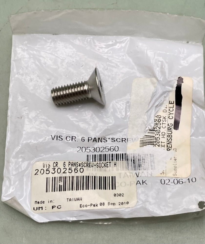 Replaces Sea-Doo 205302560 Screw Socket HD.CTSK.DIN.7991A2 New