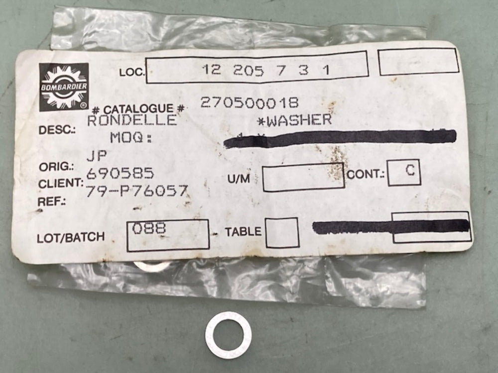 Sea-Doo by BRP 270500018 Washer New Genuine