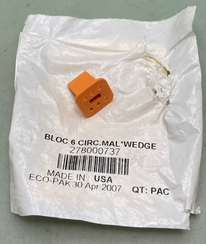 Replaces Can-Am 278000737 Female Secondary Lock 6 Circuits New