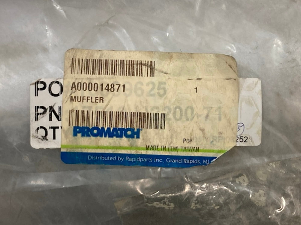 Promatch A000014871 Muffler Unicarriers Toyota 17510-U2200-71 New Genuine