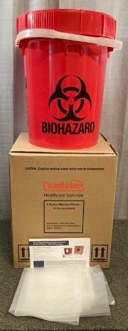 Clean Harbors 495098 Sharps Disposal Mailback System 2 Gallon New Genuine