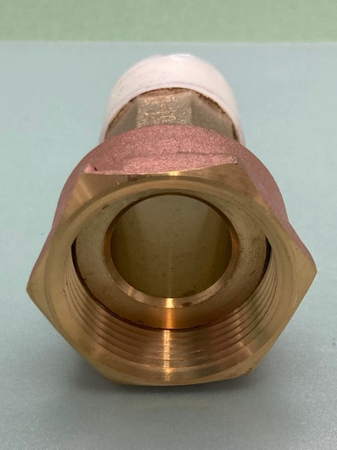 QTY 7 Unbranded NSF-61-G Water Meter Coupling Lead- Free Brass New Genuine