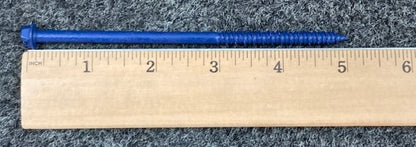 Stelfast SCSH2505000BLUE Concrete Screws, 500 Hex Head 1/4 x 5  New Genuine