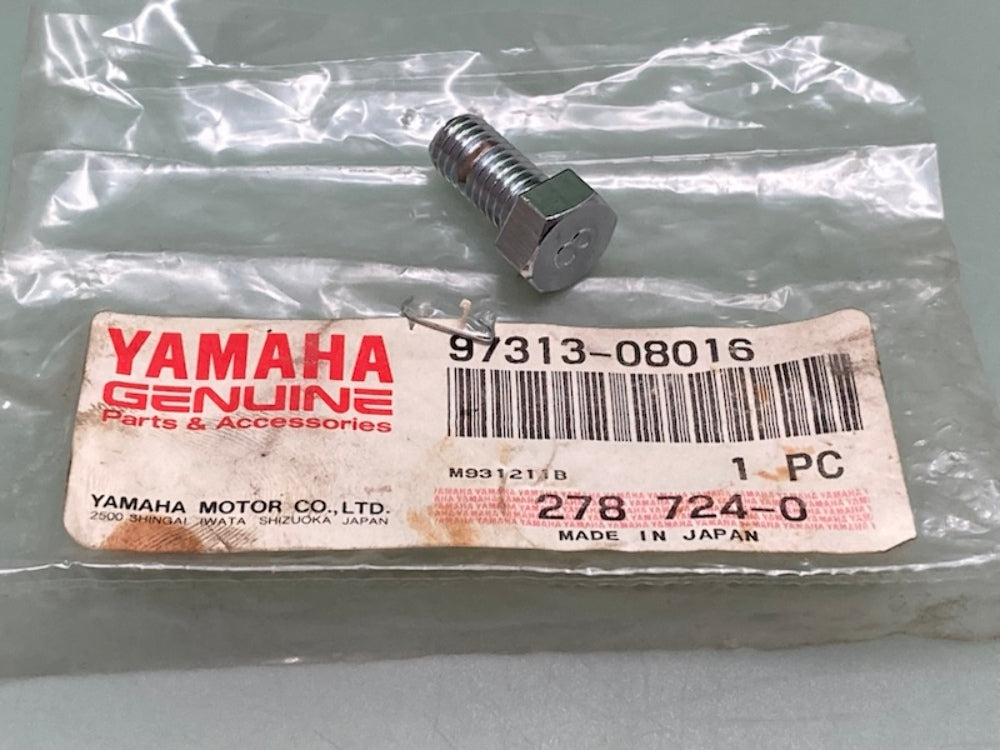 Yamaha 97313-08016 Bolt, Hexagon New Genuine