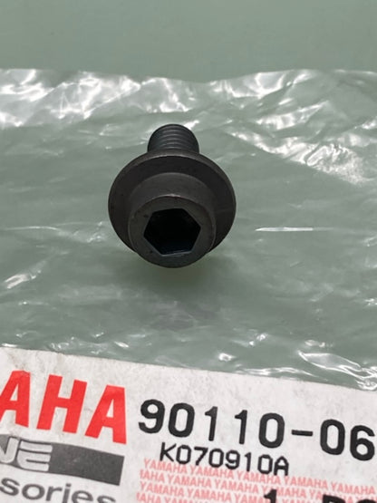 Yamaha 90110-06037 Bolt, Hexagon, Socket, Head New Genuine