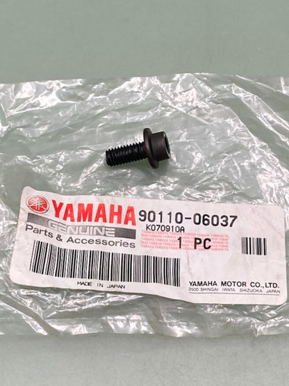 Yamaha 90110-06037 Bolt, Hexagon, Socket, Head New Genuine