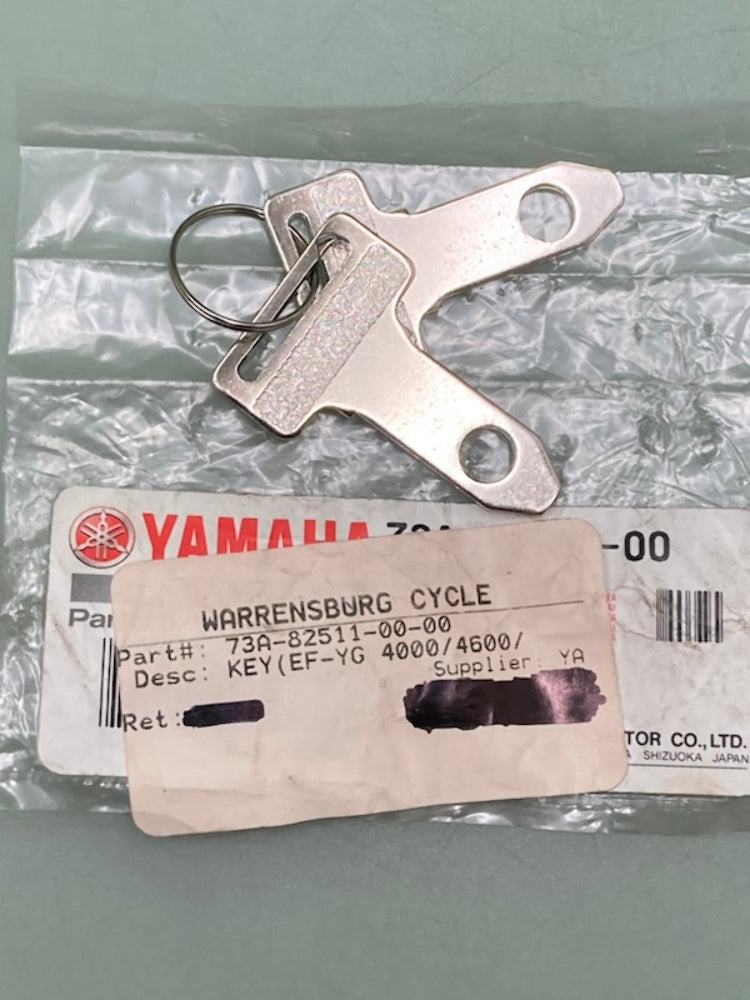 Yamaha 73A-82511-00-00 Main Switch Key Set New Genuine