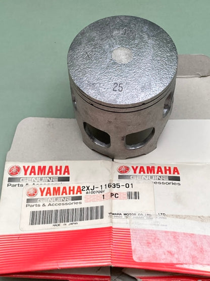 Yamaha 2XJ-11635-01 Piston (025Mm O/S) New Genuine