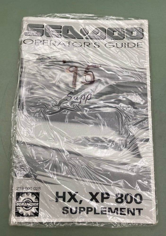 Sea-Doo 219000028 Operator's Guide Suppl.95 New Genuine