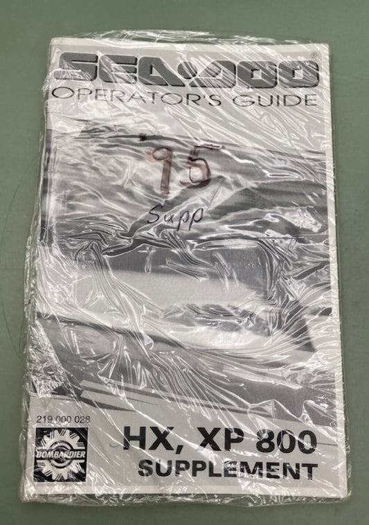 Sea-Doo 219000028 Operator's Guide Suppl.95 New Genuine