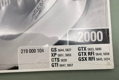 Sea-Doo 219000104 Operator's Guide Con.2000 New Genuine