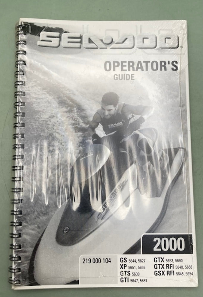 Sea-Doo 219000104 Operator's Guide Con.2000 New Genuine