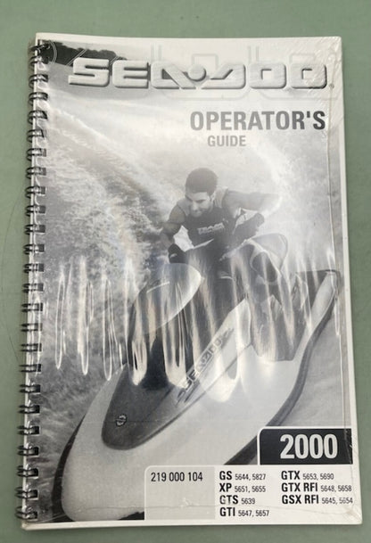 Sea-Doo 219000104 Operator's Guide Con.2000 New Genuine