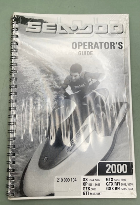 Sea-Doo 219000104 Operator's Guide Con.2000 New Genuine