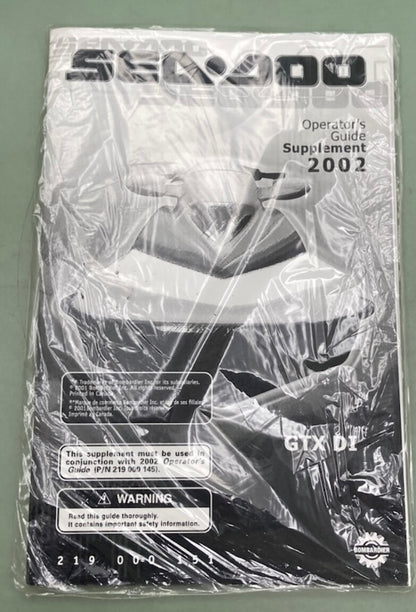 Sea-Doo 219000151 Operator's Guide Supp. Cond.02 New Genuine
