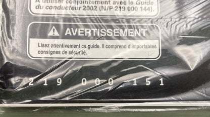 Sea-Doo 219000151 Operator's Guide Supp. Cond.02 New Genuine