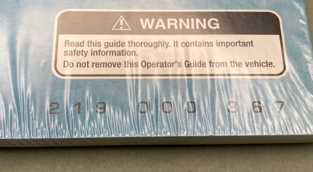 Sea-Doo 219000367 Operator's Guide Cond.2005 New Genuine