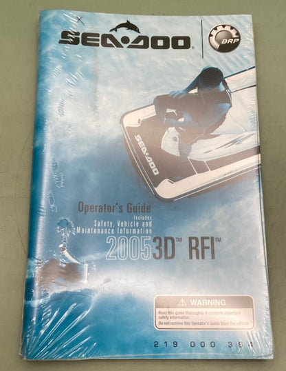 Sea-Doo 219000364 Operator's Guide Cond.2005 New Genuine